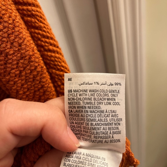 And Now This brand from Macy’s, cut-out, bodycon dress. 1X, rust color - Picture 8 of 13